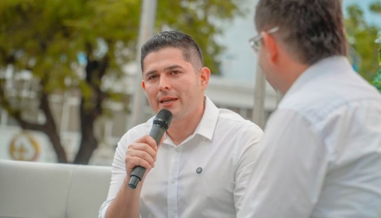 Alcalde Juan Camilo Suárez en una audiencia pública de rendición de cuentas/Foto cortesía Alcalde Juan Camilo Suárez en una audiencia pública de rendición de cuentas/Foto cortesía