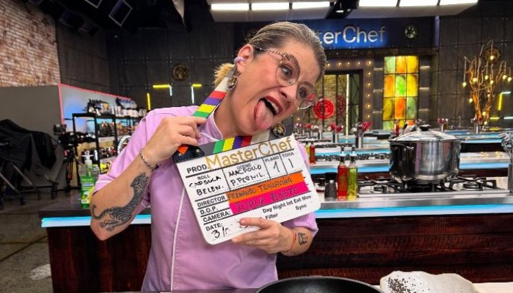Belén Alonso le pone sal, técnica y sarcasmo a la cocina de MasterChef Colombia.