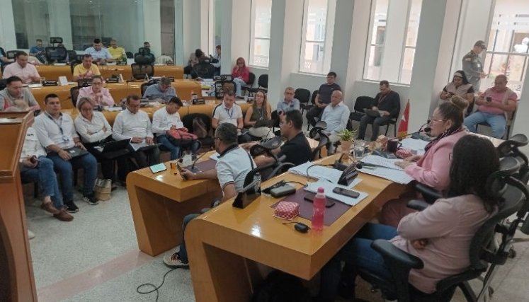 Plenaria del Concejo presidida por Carime Rodríguez/Foto Orlando Carvajal