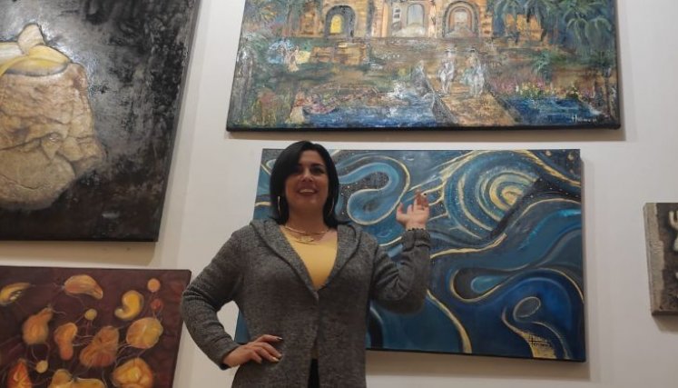 Cucuteña prepara exposición en el Congreso de la República tras representar a Colombia en España.