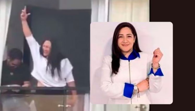 Mujer que disparó en Bogotá