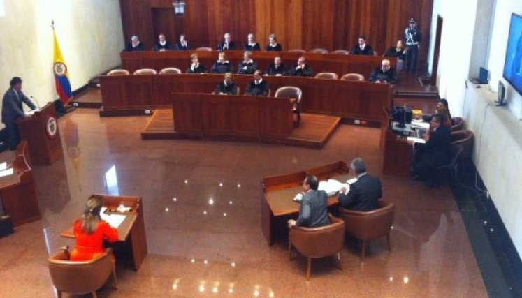Frente a esta decisión hubo salvamento de voto del magistrado Julio Andrés Sampedro Arrubla./Foto Cortesía