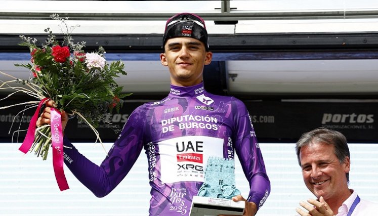 Isaac Del Toro, campeón de la Vuelta a Burgos