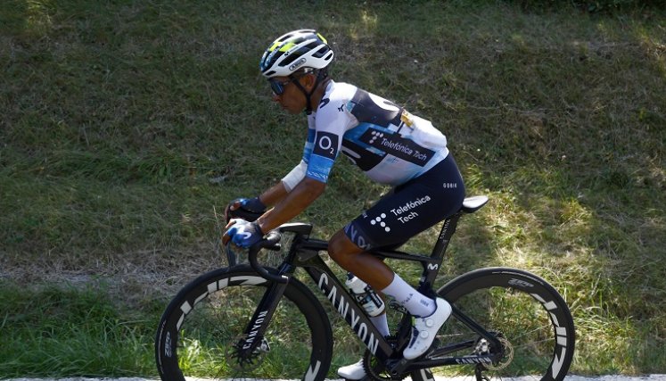 Nairo Quintana se retiró de la Vuelta a Burgos 2025.