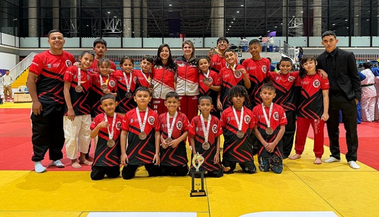 Selección Norte de yudo en el Interligas de Bogotá