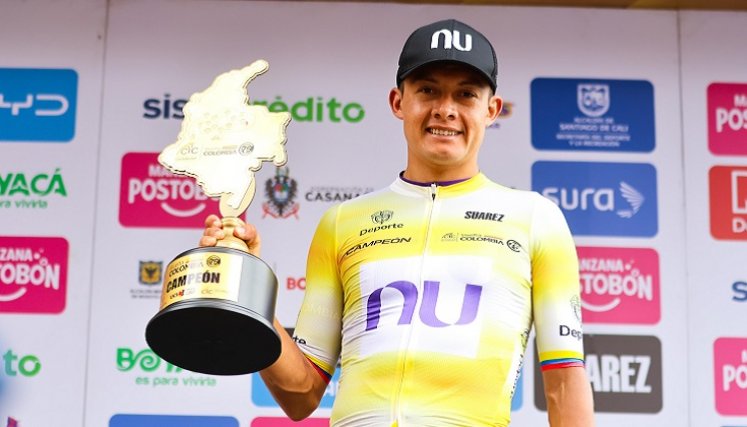 El ciclista cundinamarqués defendió el título que ha ganado en las dos últimas ediciones.