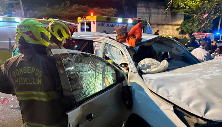 Accidente de Daniel Palacios. Foto tomada de redes sociales