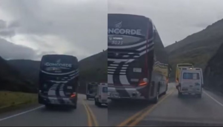 Imprudencia bus. 