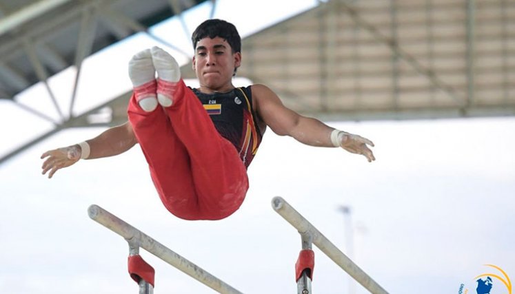 Camilo Vera, gimnasta de Norte de Santander. 