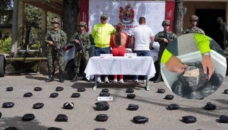 Cargamento de base de coca