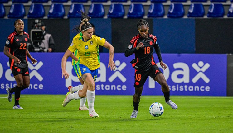 Colombia vs. Brasil, Copa América femenina. 