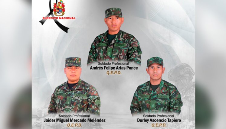 Tres militares murieron en emboscada del Eln en Chita, Boyacá