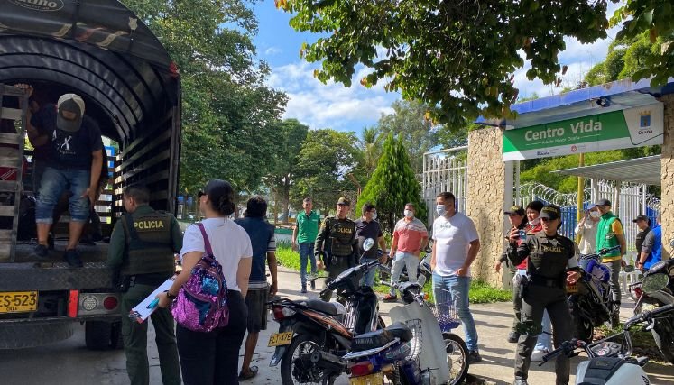 La mayoría de los habitantes de residencia no formal de Ocaña proceden de otras regiones del país.