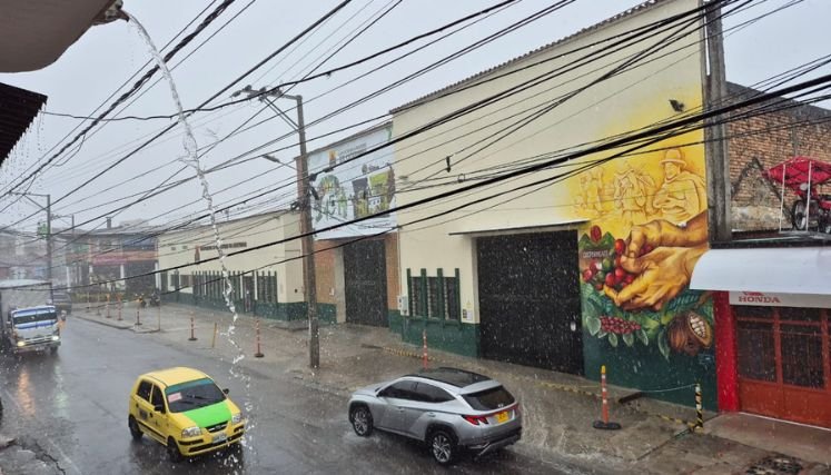El municipio más afectado con las primeras precipitaciones es Ábrego, debido a las granizadas.