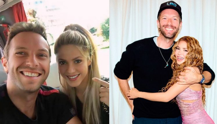 Shakira y Chris Martin