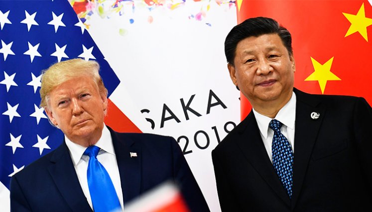 Donald Trump, presidente de Estados Unidos (izquierda) junto a Xi Jinping, presidente de China. / Foto Archivo