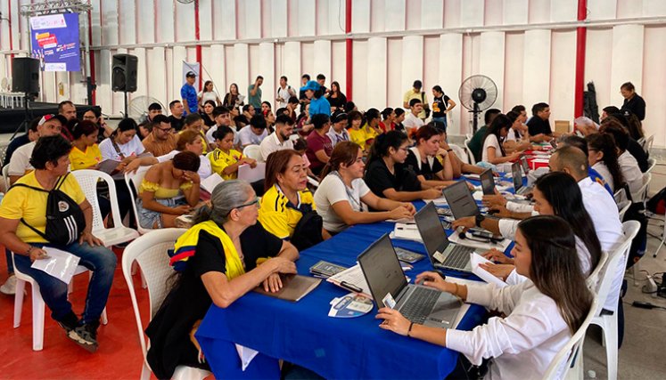 Feria de empleo en Cúcuta. / Foto Leonardo Favio Oliveros-La Opinión