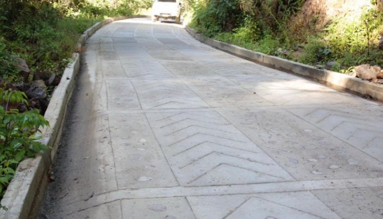 Placa Huella que conecta a Villa Caro con Alto Chiquito, de 10 kilómetros de extensión/Foto cortesía