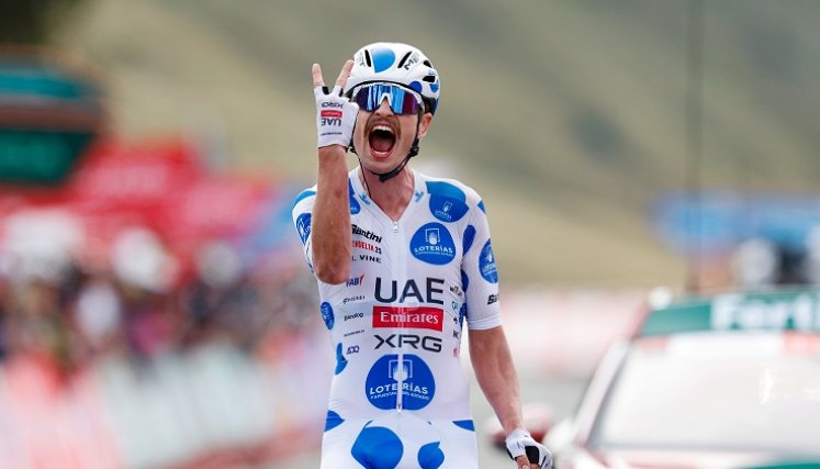 El australiano Jay Vine (UAE) obtuvo su segunda victoria en la ronda ibérica.