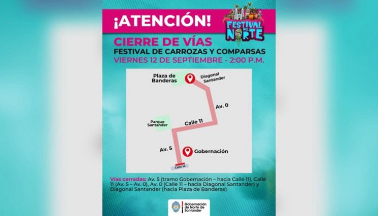 Cierres este viernes