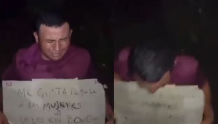 LE PEGA A LAS MUJERES