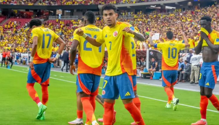Lucho Diaz en la Seleccion Colombia