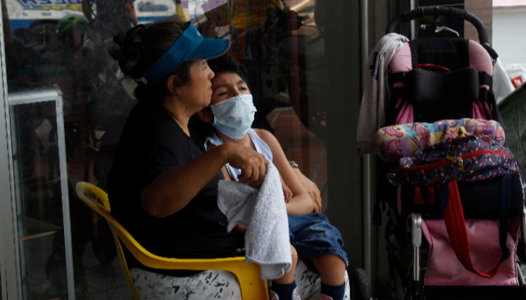 Niños con discapacidad.