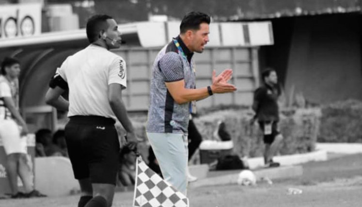 Nelson Flórez, DT del Cúcuta Deportivo. 