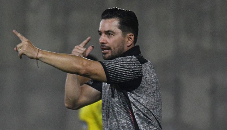 Nelson Flórez, DT del Cúcuta Deportivo. 