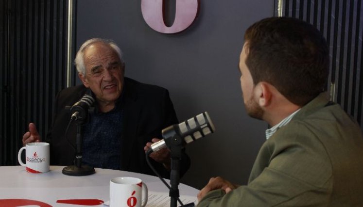 Expresidente Ernesto Samper rinde declaraciones en el Podcast de La Opinión/Foto Stefany Peñaloza
