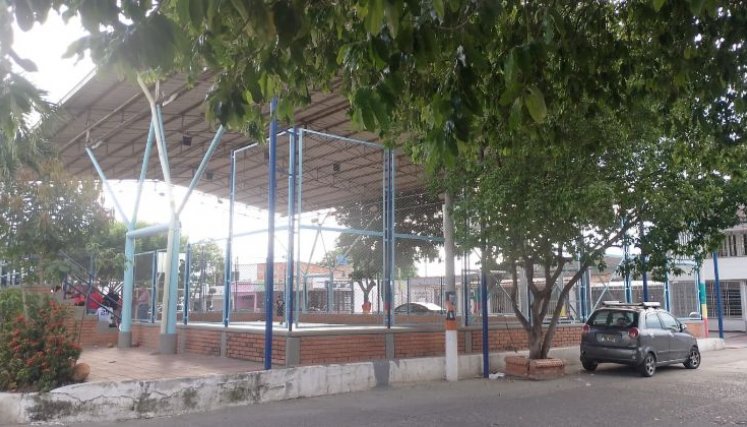 Dos espacios deportivos hay en el barrio Alto Pamplonita