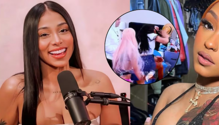 En video agreden a Karola 