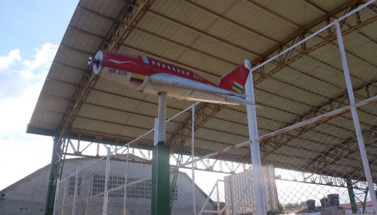 Figura conmemorativa en el barrio Videlso