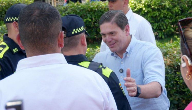 El precandidato presidencial, Juan Carlos Pinzón, visitó La Parada, en Norte de Santander. 