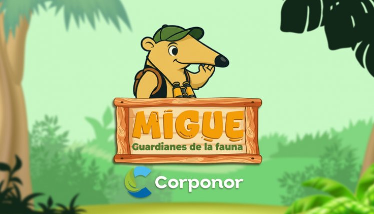 Migue, oso hormiguero de Corponor