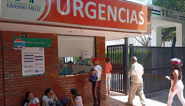 Urgencias del Hospital Erasmo Meoz. 