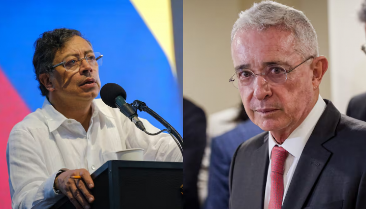 Petro y Uribe