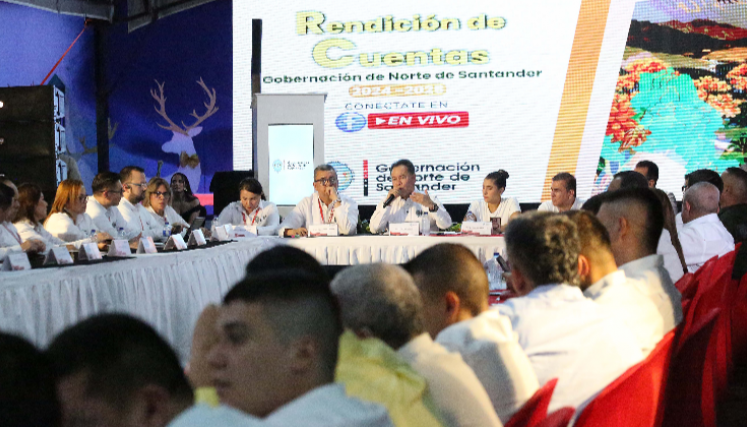 Gobernador William Villamizar hizo rendición de cuentas 2025.
