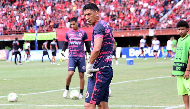 Ramiro Sánchez, arquero del Cúcuta Deportivo. 