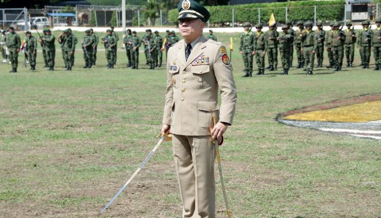 El brigadier general Gerardo Ortiz Ramírez, comandante de la Brigada 30 del Ejército/Foto Carlos Ramírez