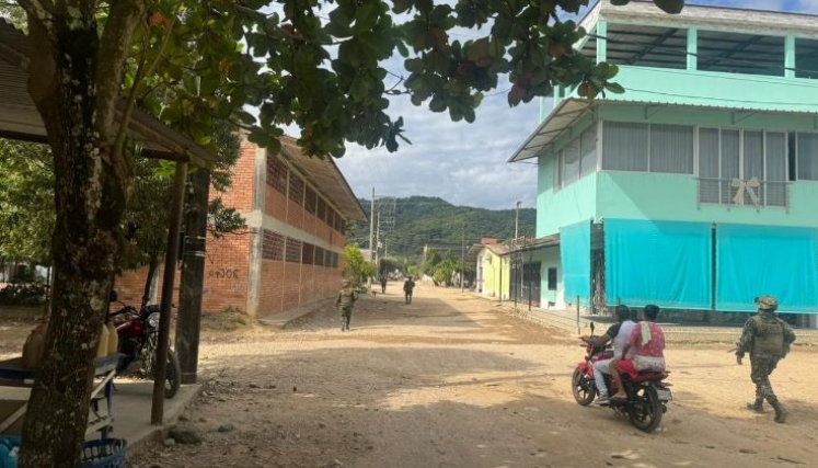 Hay más de mil personas confinadas en zona rural del Catatumbo./Foto cortesía