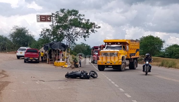 Mujer gravemente herida tras accidente de tránsito en el Anillo Vial Occidental, de Cúcuta