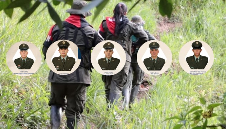 Eln se atribuye secuestro de policias en Norte de Santander 