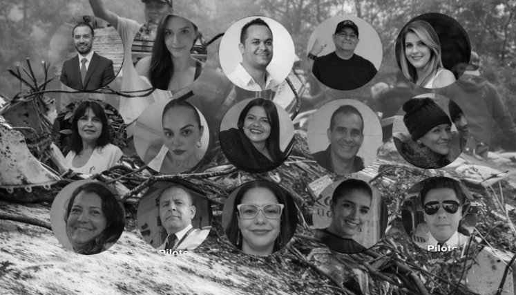 Estos son los 15 pasajeros que fallecieron en el siniestro aéreo en Norte de Santander