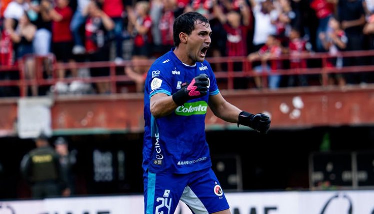 Federico Abadía, arquero del Cúcuta Deportivo. 
