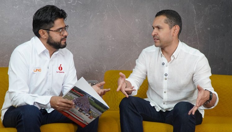 Daniel Palacios estuvo nuevamente  en Cúcuta, para dar a conocer sus  propuestas, en el marco de la campaña a la Presidencia. /Foto  cortesía