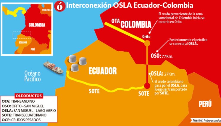 Mapa SOTE. / Gráfico La Opinión