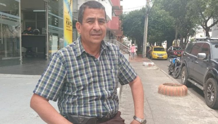 Eustaquio Pabón Gelves. líder comunal y social de Los Patios./Foto Orlando Carvajal