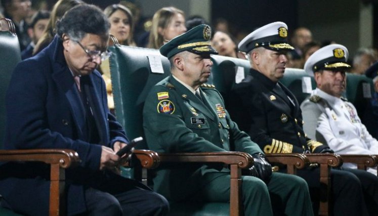 General Hugo López, comandante de las Fuerzas Militares