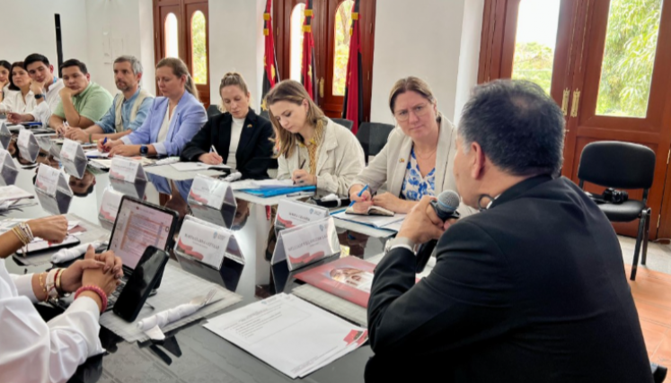 Reunión de la cooperación internacional con autoridades del gobierno de Norte de Santander. 